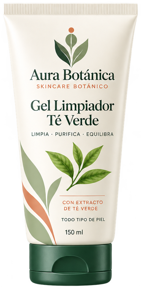 Gel Limpiador Facial de Té Verde